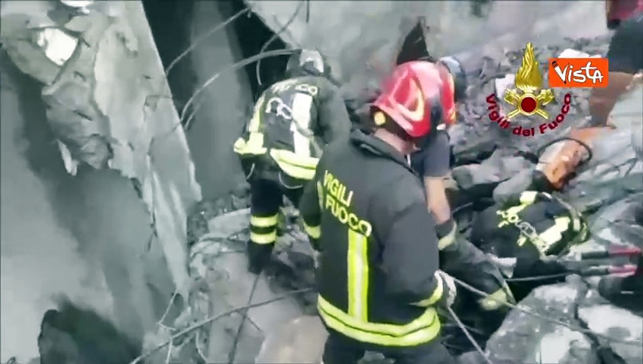 Anniversario crollo Ponte Morandi, ecco il ricordo dei Vigili del Fuoco per le vittime