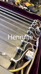 475mm 1500w Quartz Tube Halogen Fast Medium Wave IR Heater Customized With Tungsten Filament