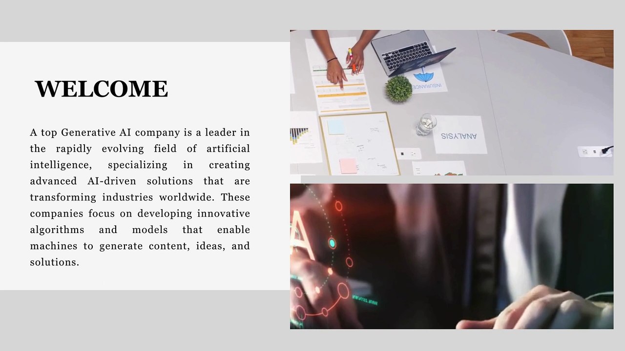 Top Generative AI Company: Pioneering the Future of Artificial Intelligence