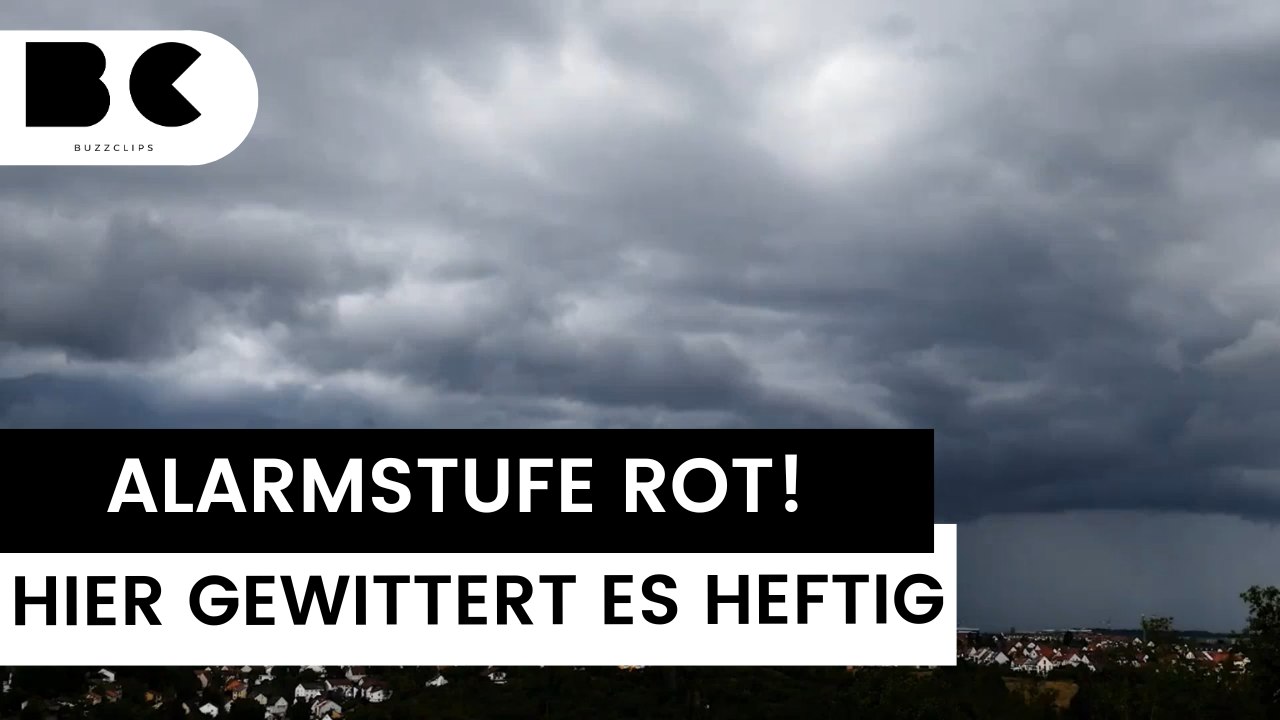 Wetterdienst warnt: Schwere Gewitter und Sturmböen im Norden