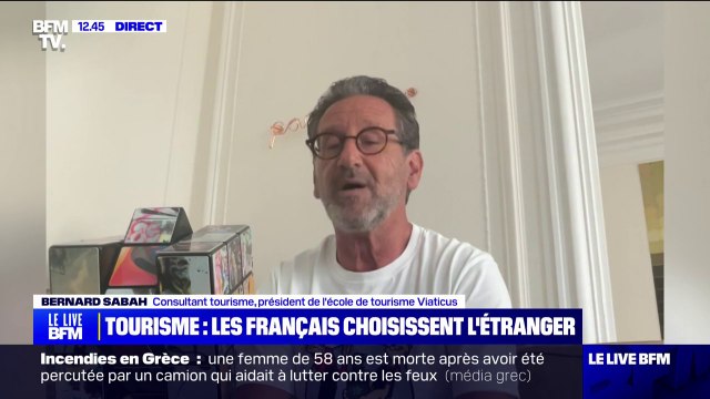 Tourisme: Plus de 100.000 Parisiens sont partis pendant les Jeux olympiques , assure Bernard Sabah (consultant tourisme et président de l’école de tourisme Viaticus)