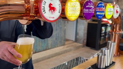 Inside Sunderland's new The Taproom pub at Sheepfolds Stables