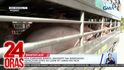 下载视频: Mga kargang baboy, mahigpit na sinisiyasat; inspection sites sa loob at labas ng NCR, dinagdagan | 24 Oras