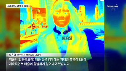 계속되는 폭염에…쿨링 제품 판매 증가