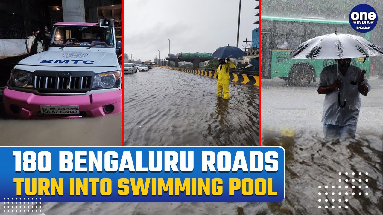 Bengaluru's Flood Havoc: 180 Roads Get Submerged Even in Short Spells, Data Reveals| Watch Video