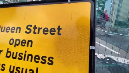 Work to Newton Abbot's high street continues apace