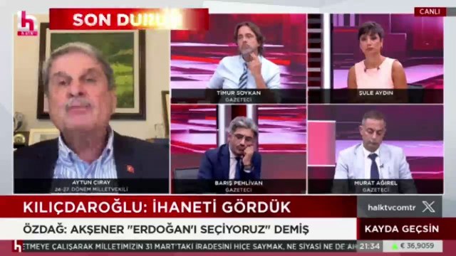 Aytun Çıray: Meral Akşener bana 'Kemal beyi asla cumhurbaşkanı yaptırmayacağım' dedi