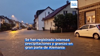 El asfixiante calor da paso a las inundaciones en varias zonas de Alemania y Bélgica