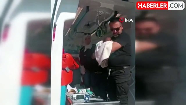 Ambulans uçak 44 günlük bebek için havalandı