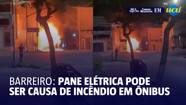 Pane elétrica pode ter causado incêndio que destruiu ônibus no Barreiro