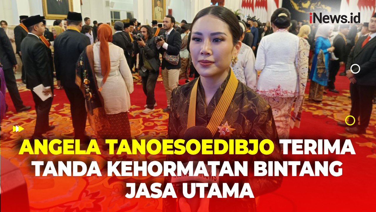 Wamenparekraf Angela Tanoesoedibjo Terima Tanda Jasa dan Kehormatan dari Presiden Jokowi