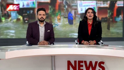 सैलाब की वजह से बह गई सड़क