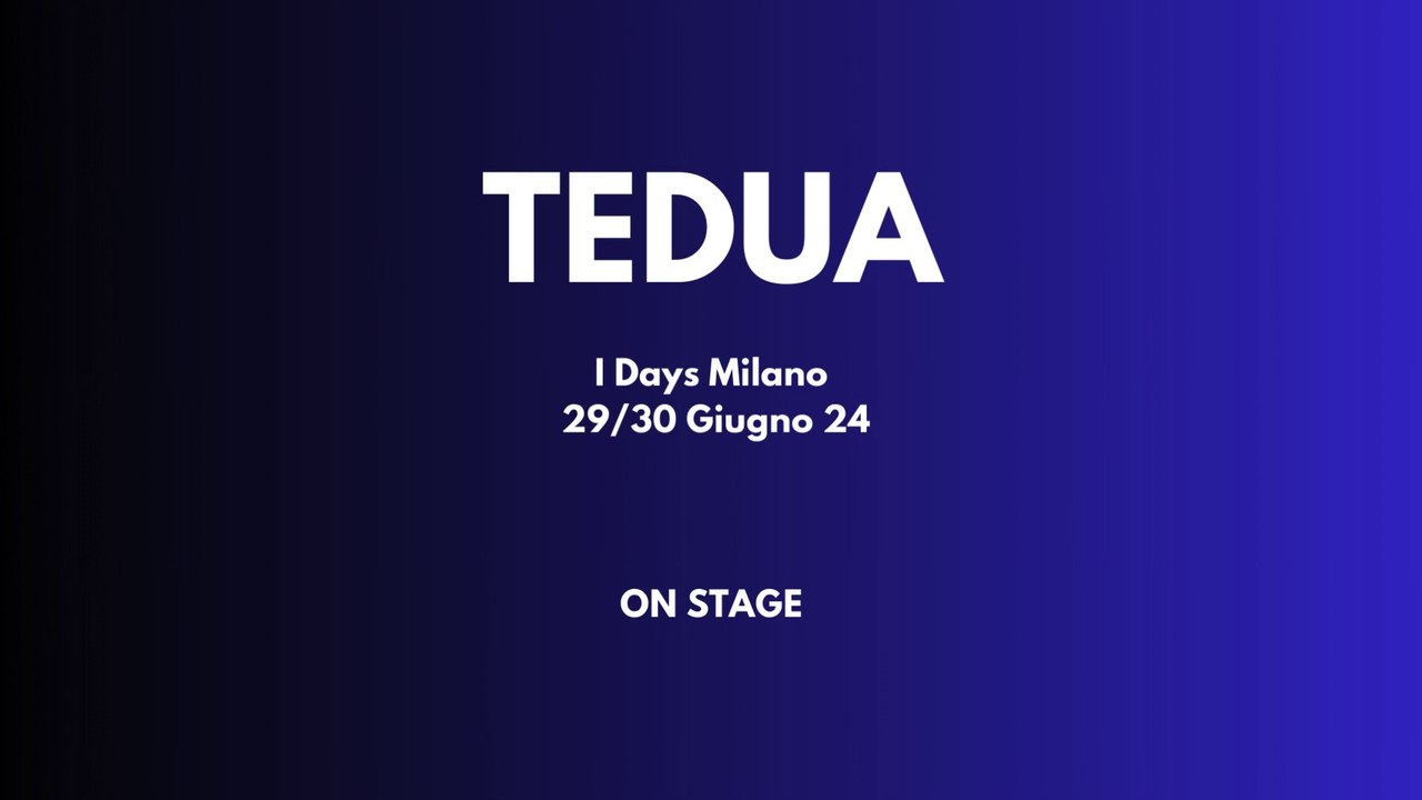 ON STAGE - TEDUA