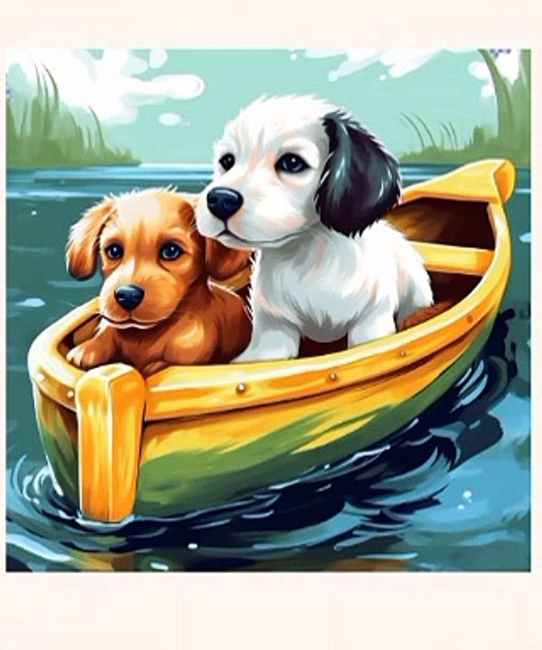 Cute 2 pape in the ship