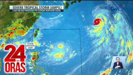 Bagyong nasa labas ng PAR, mino-monitor ng PAGASA | 24 Oras