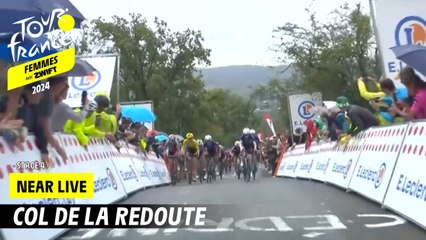 Col de la Redoute summit - Stage 4 - Tour de France Femmes avec Zwift 2024