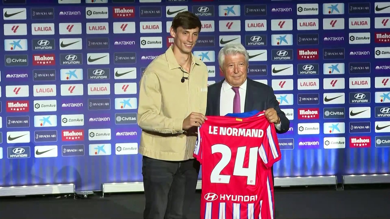 Robin Le Normand, nuevo jugador del Atlético de Madrid: "Quería un paso adelante en mi carrera"