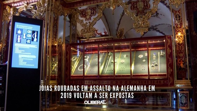 Joias roubadas em assalto na Alemanha em 2019 voltam a ser expostas