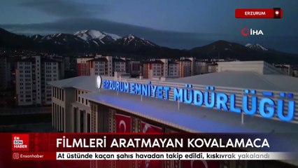 Erzurum'da filmleri aratmayan kovalamaca