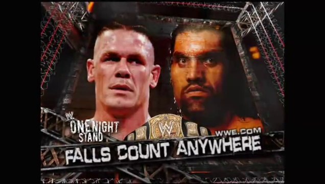 WWE One Night Stand 2007 - The Great Khali vs John Cena (Falls Count Anywhere Match, WWE Championship)