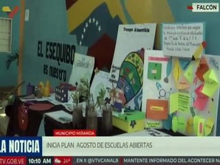 Inicia Plan Nacional de Escuelas Abiertas en el estado Falcón