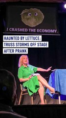 Haunted by Lettuce: Truss Storms Off Stage After Prank