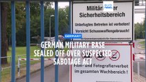 German authorities investigate possible sabotage at army base near Cologne