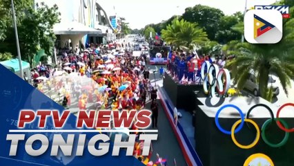 Filipinos welcome PH Centennial Olympic Team in their homecoming parade