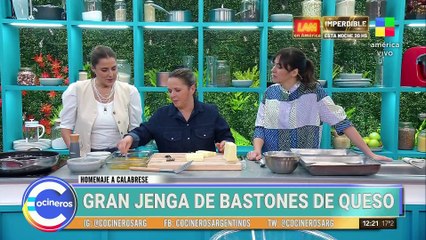¡Súper BASTONES DE MUZZARELLA FRITOS! Con pesto y salsa de tomate 