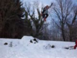 saut ski crash