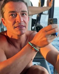Así fue como Katy Perry y Orlando Bloom saltaron al mar desde un helicóptero