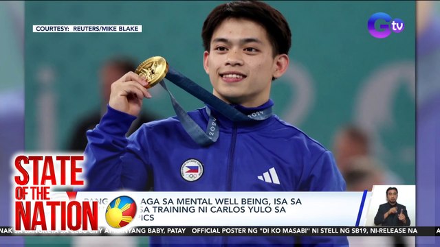 Pangangalaga sa mental well being, isa sa tinutukan sa training ni Carlos Yulo sa Paris Olympics | SONA