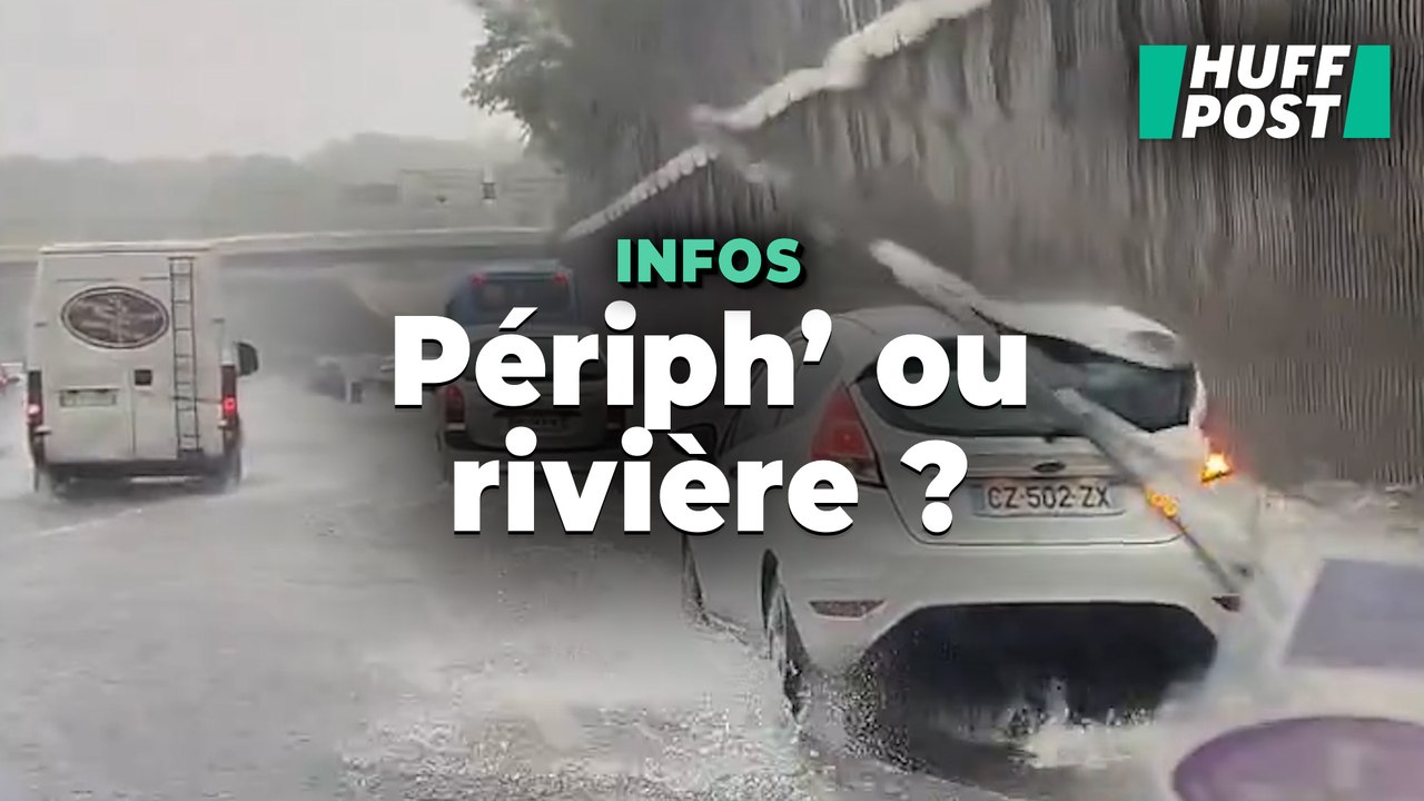 Orages : à Toulouse, le périph’ s’est transformé en rivière après le déluge de la matinée