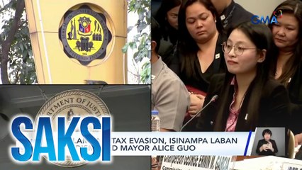 Reklamong tax evasion, isinampa laban kay dismissed Mayor Alice Guo | Saksi