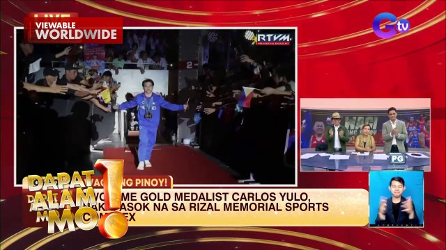 Pagpasok ng mga Pinoy Olympian sa Rizal Memorial Sports Complex, silipin | Dapat Alam Mo!