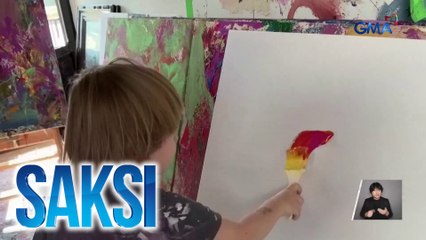 2-anyos na mala-art angel sa Germany, aabot sa milyon-milyong piso ang paintings | Saksi