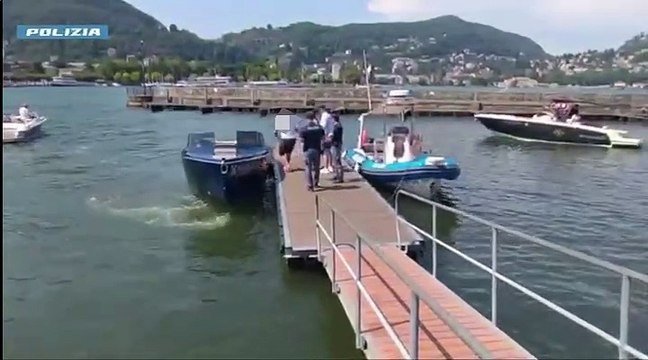 Taxi boat abusivi sul lago di Como, controlli della polizia