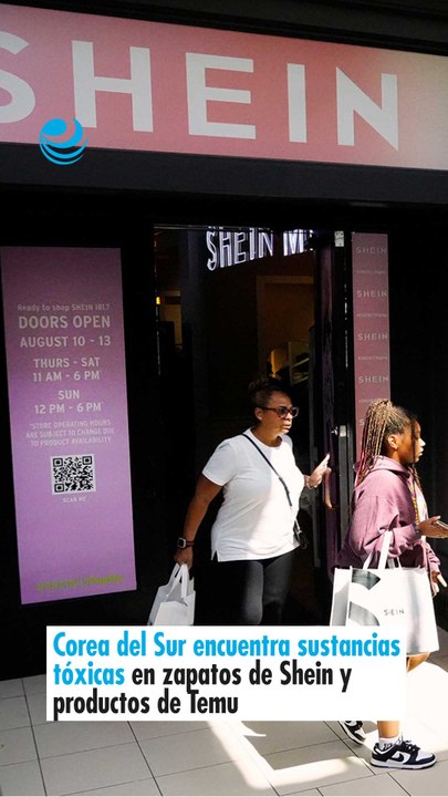 Corea del Sur encuentra sustancias tóxicas en zapatos de Shein y productos de Temu