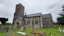 The team ringing the church bells at St Matthew’s Church at Coldridge, video by Alan Quick IMG_0487