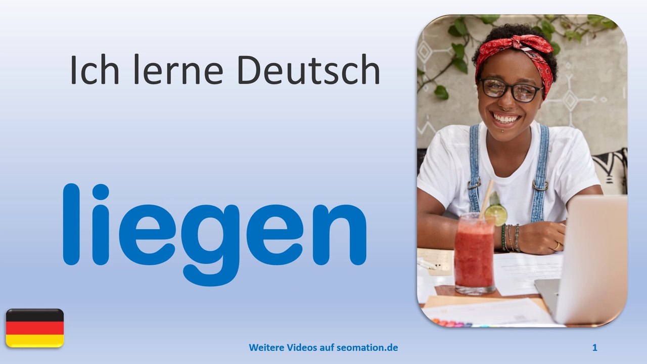 ✅liegen✅ ich lerne deutsch mit texten und bildern