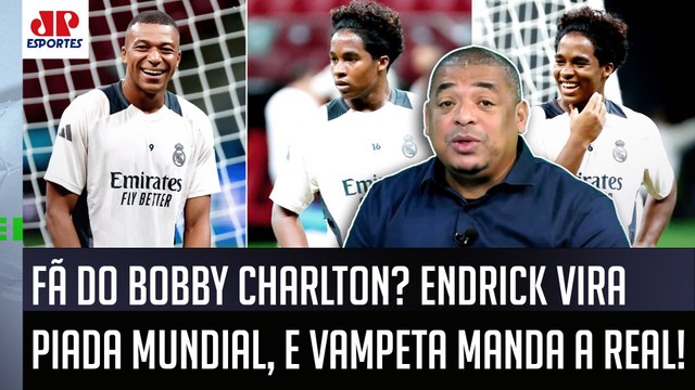 Endrick, PELO AMOR DE DEUS! NÃO VÁ VIRAR um... OLHA o que Vampeta FALOU sobre PIADA no Real Madrid