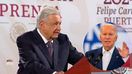 Tải video: AMLO avisa que enviará carta a Joe Biden: 