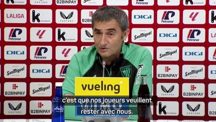 Bilbao - Valverde : "Important pour le club de garder Nico Williams"
