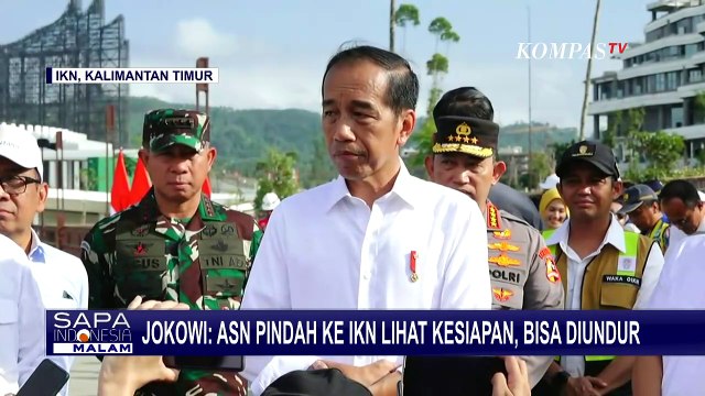 Jokowi: ASN Pindah ke IKN Lihat Kesiapan, Bisa Diundur