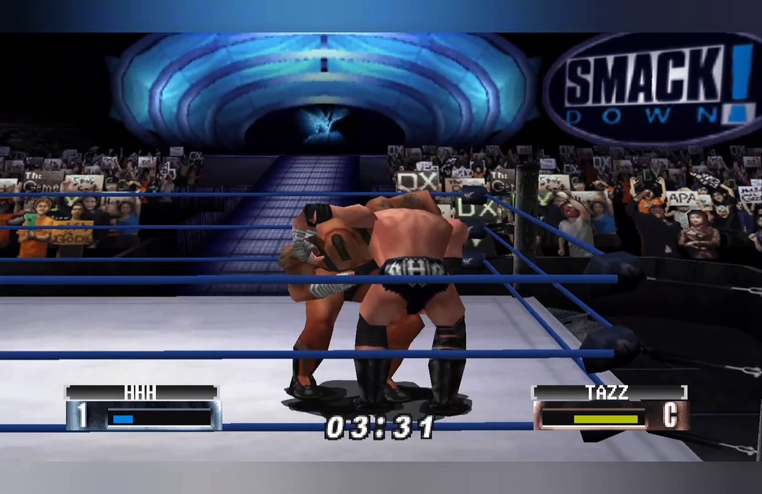 WWF Tazz vs Tripl H SmackDown 20 April 2000 | WWF No Mercy N64