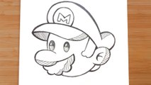 How to Draw Paper Mario in Pencil Step by Step! ️