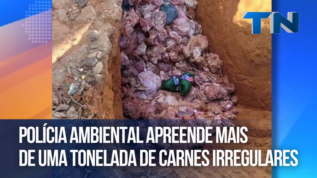 Polícia Ambiental apreende mais de uma tonelada de carnes irregulares