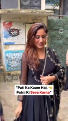 Surbhi Chandana chit chat with our paps!