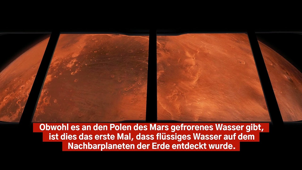 In der Kruste des Mars eingeschlossenes Wasser weckt Hoffnung auf Leben auf dem Roten Planeten