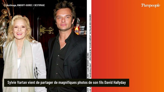 Sylvie Vartan partage de magnifiques photos de son fils David Hallyday, très blond, pour ses 58 ans